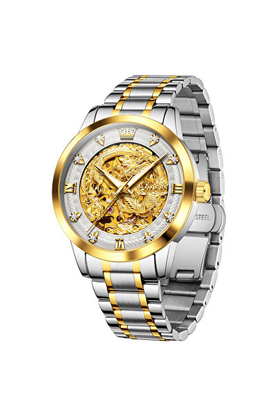 PARAMUN Men's Wristwatch 7027 42 Mm, Mechanical Movement with Hand Movement D...