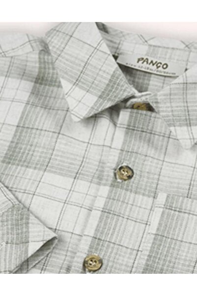 Panço ERKEK BEBEK EKOSE DESEN GÖMLEK GK7003