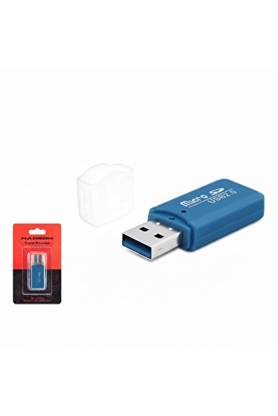 HADRON HDX7024 USB Micro SD Kart Okuyucu Adaptör - Mavi