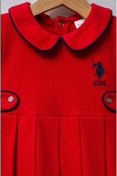 U.S. Polo Assn. KIZ BEBEK USB2460 ARMA DETAY ELBİSE GKP0218