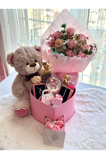 Ahsen Collection Minnoş lüks pembe