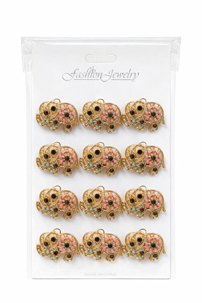 OEM Set of 12 Martisor brooches on presentation cardboard, 17x10 cm, March 1s...