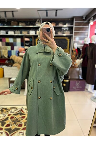 HUMEYRA معطف بانشو بأزرار