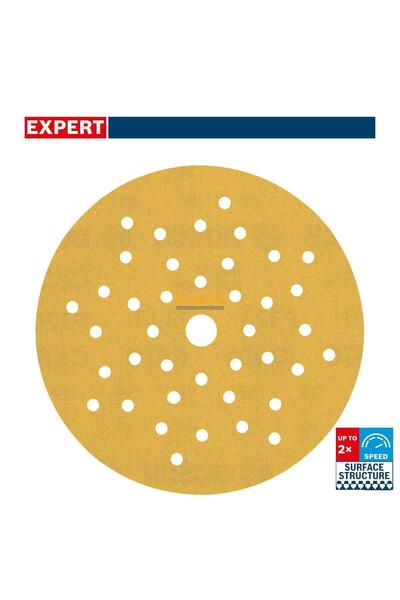 Bosch Expert C470 125 mm 320 kum Çok Delikli Zımpara Kağıdı 50'li 2608901133