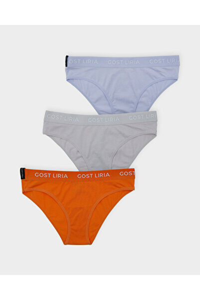 GOST LİRİA - Soft Stone Women's Slip 3-Pack - Multi-Colored