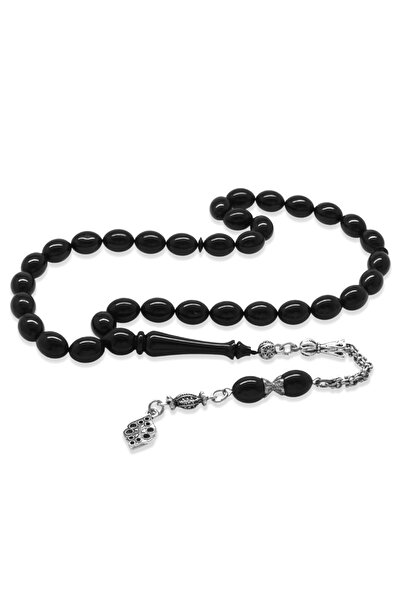 Tesbihane سبحة كاتالين - معدن لا يسود - مع شراشيب ألبانية - قطع على شكل حبة -...