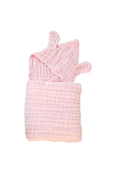 IPlantLove Prosop de baie cu glugă pentru bebeluși și copii, roz
