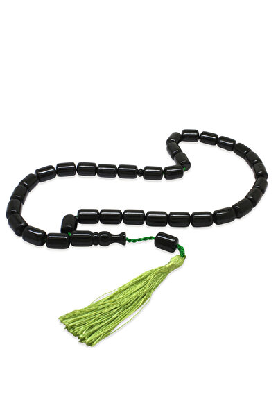 Tesbihane Stick Crimped Amber Prayer Beads - Ottoman Palace Tassel - Maxi Siz...