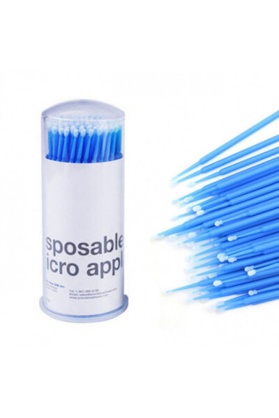 Pink Nails Blue Micro Applicator Set