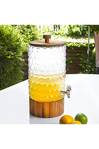 Kosova Cam Sebil Akasya Taban Bubble Desen 6,30 Lt ANH-04