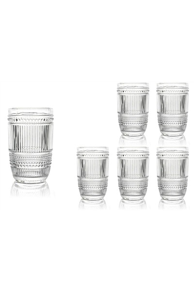 Mikasa Moor كوب مشروبات غازية ريترو دالجا 6 قطع 370 مل