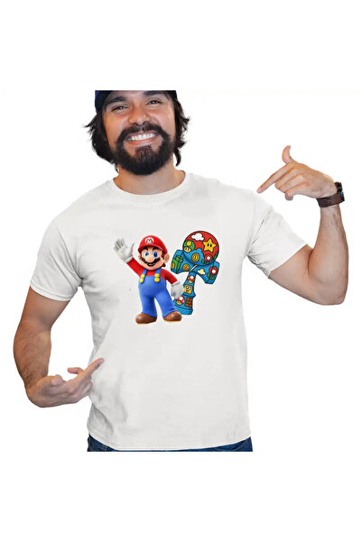 OEM Tricou Barbati Kendama Super Mario Bros Galaxy