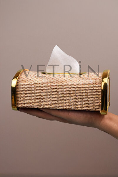 VETRİN Masa üstü bambu peçetelik