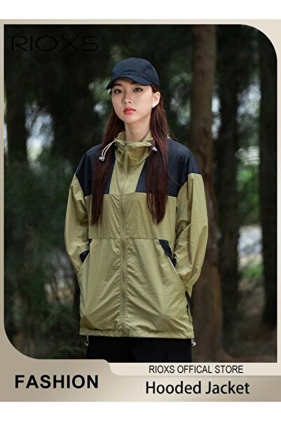 RIOXS Unisex Sun Protection Hoodie Jacket, Lightweight Quick Drying Full Zip ...