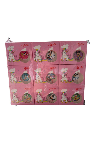 OEM Set of 18 Martisor Badges for Children in Decorative Box, Cheerful Design...