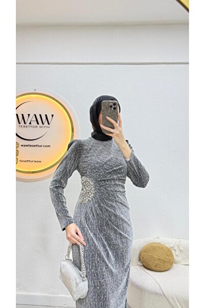 waw tesettür Gün Abiye Elbise