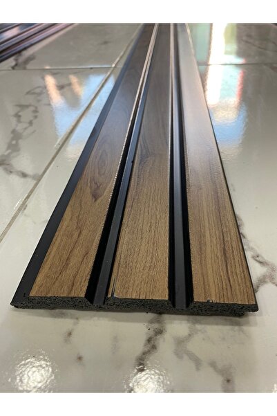 DECOTARZ 1754 CEVİZ SİYAH POLİMER LAMBİRİ 12*90 cm