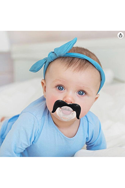 HelloBeautiful Komik Emzik Bıyık Emzik Diş Kaşıyıcısı Olarak Da Görev Yapar H...