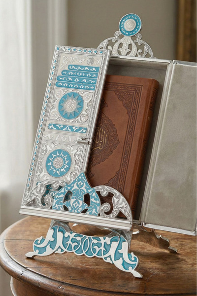 ArnaBella Afra Döküm Mineli Ayaklı Quran-I Kerim Muhafaza Kutusu