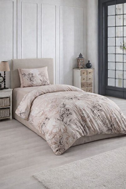 VELLON HOME طقم غطاء لحاف فردي 100% قطن، ربيع غامض