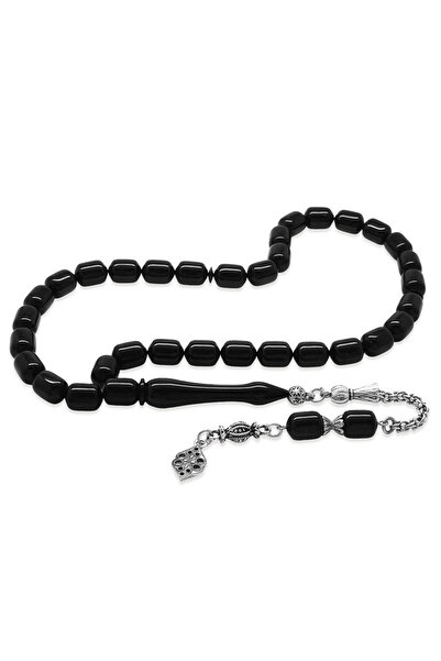 Tesbihane سبحة كاتالين - معدن لا يسود - مع شراشيب ألبانية - قطع كبسولي - لون ...