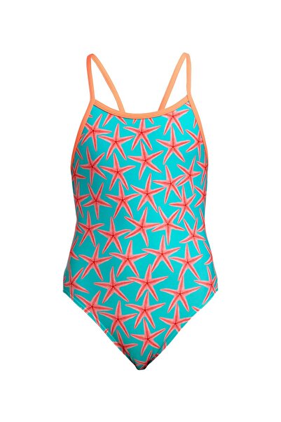 FUNKİTA Ss Star Party Girls' Training Swimsuit – Thin Strap Swimsuit