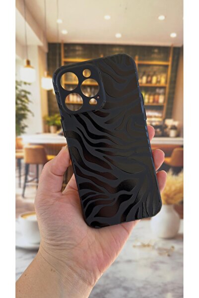 Vip Case iPhone 13 Pro Max Compatible Zebra Patterned Silicone Shock-Absorbin...