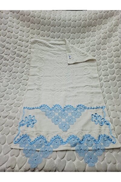 BERKAY منشفة مخملية مطرزة بالإبرة من القطن من بيركايسوندان يونكاجول 50×90 سم