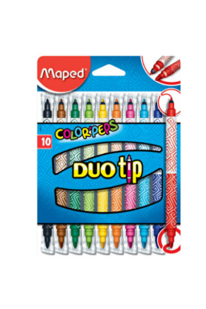 Maped Set de markere Color'Peps Duo Tip, 10 culori