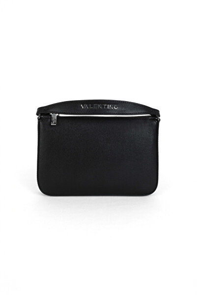 Valentino حقيبة يد وكتف نسائية من الجلد المنسوج - أسود
