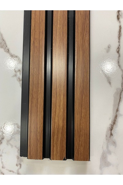 DECOTARZ 5 adet 127 AHŞAP SİYAH POLİMER LAMBİRİ 12*280 cm