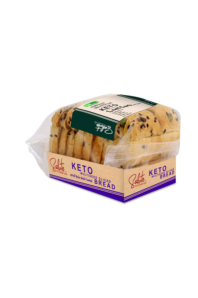 BEFIT LIFESTYLE خبز بي فيت كيتو متعدد البذور، 250 غرام