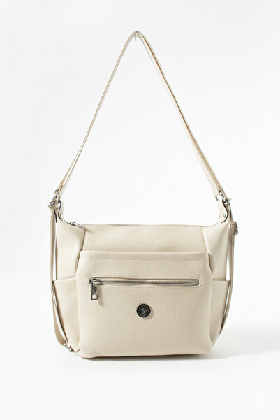 Sanmorris Women's 4-Compartment Faux Soft Leather Shoulder and Backpack