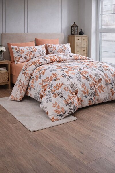 VELLON HOME طقم غطاء لحاف مزدوج من القطن
