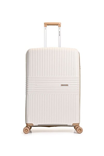 Pierre Cardin Unisex Bej Trolley 70 Cm Valiz 04pc8006-01-smp