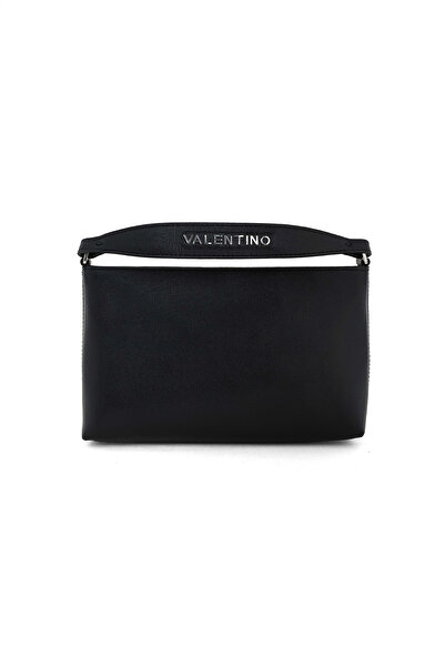 Valentino حقيبة يد وكتف نسائية من الجلد المنسوج - أسود