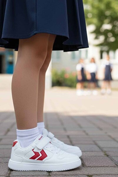 hummel KAYNO JR. Дитяче взуття унісекс 900713-9134WHITE/RED-C4