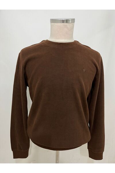 Tony Montana ERKEK BİSİKLET YAKA SELANİK KADİFE TRİKO KAZAK KS1402