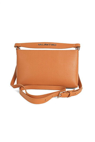 Valentino حقيبة يد وكتف نسائية من الجلد المنسوج - تان