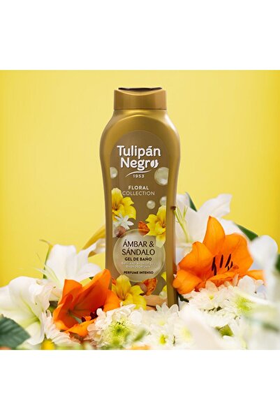 Tulipan Negro Gel de dus Floral Ámbar & Sandalo 650 ml