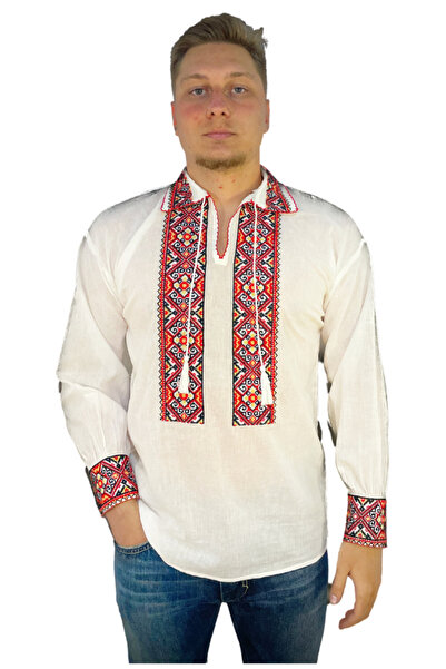 rody's forever Men's RB 364 sweatshirt, size M, white/orange