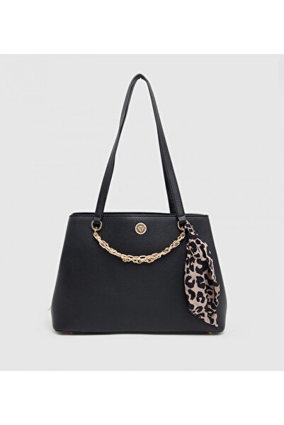 Anne Klein Scarf Detail Shoulder Bag