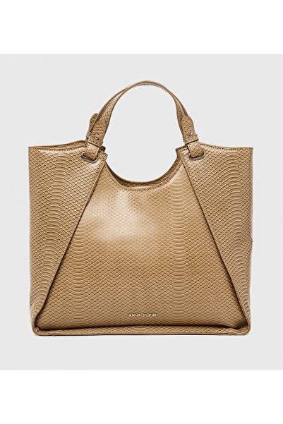 Anne Klein حقيبة كتف بنقشة جلد التمساح