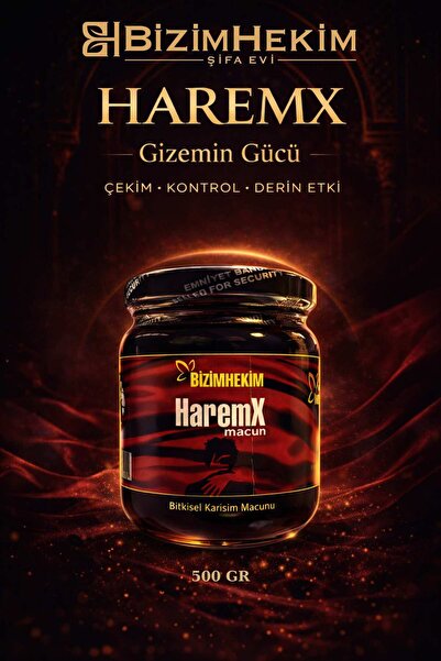 BİZİMHEKİM ŞİFA EVİ Haremx Gizemin Gücü Ginsengli Bitkisel Enerji Macun 500g ...