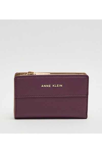 Anne Klein Textured Zippered Wallet