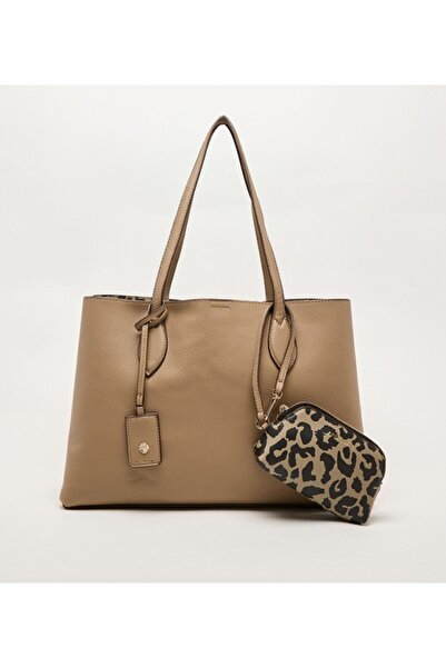 Anne Klein حقيبة تسوق مزخرفة مع محفظة