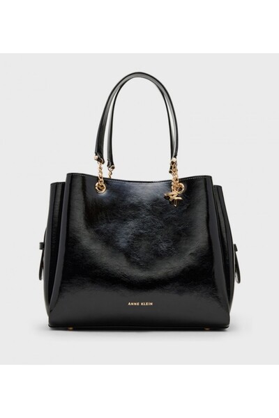 Anne Klein حقيبة ساتشيل مزينة بشعار