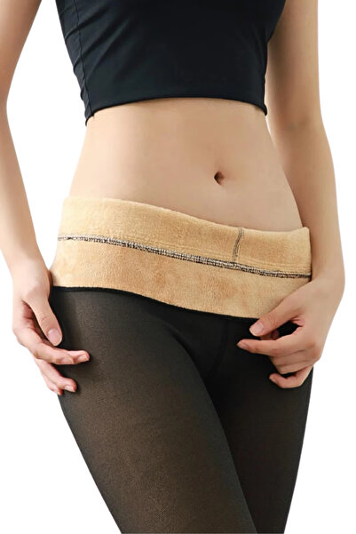 loura Thermal Fleece Leggings, Warm Winter Leggings, High Waist Shaping, Elastic