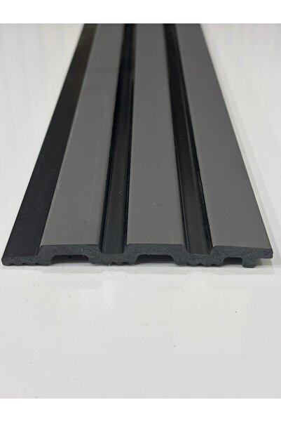 DECOTARZ 6 ADET POLİMER LAMBİRİ ANTRASİT SİYAH 2 KANALLI 12*280 CM