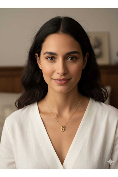 DARENT COLLECTİON Altın Renk S Harfli Kolye – Zarif ve Zamansız Şıklık